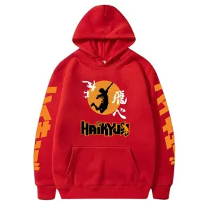 2020 Japan Anime Haikyuu Cosplay Hoodie Women Men Harajuku Sweatshirt Karasuno High School Pullover Hooded Jacket  Sportswear
