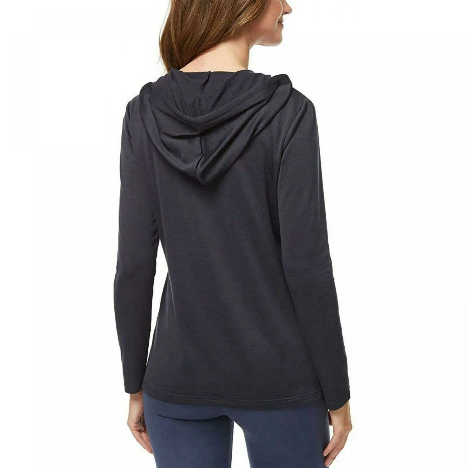 32 Degrees Women's 2 Pack Ultra Soft Full Zip Hoodies Black Gray XL