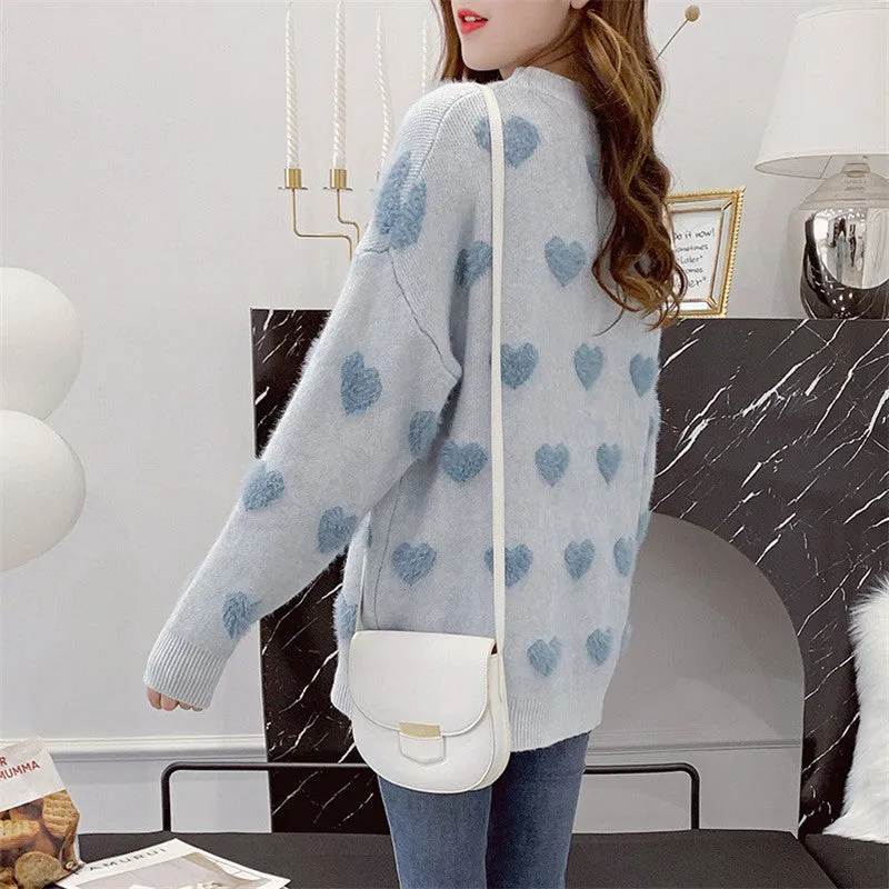 4 COLOR LOVE PULLOVER SWEATER UB3154