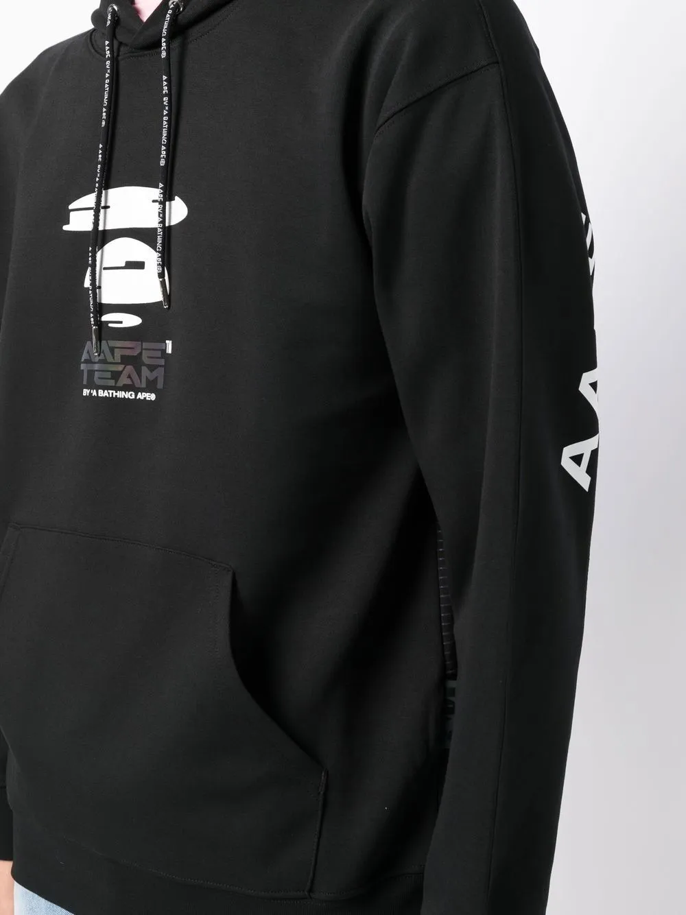AAPE BY *A BATHING APE® graphic logo-print hoodie
