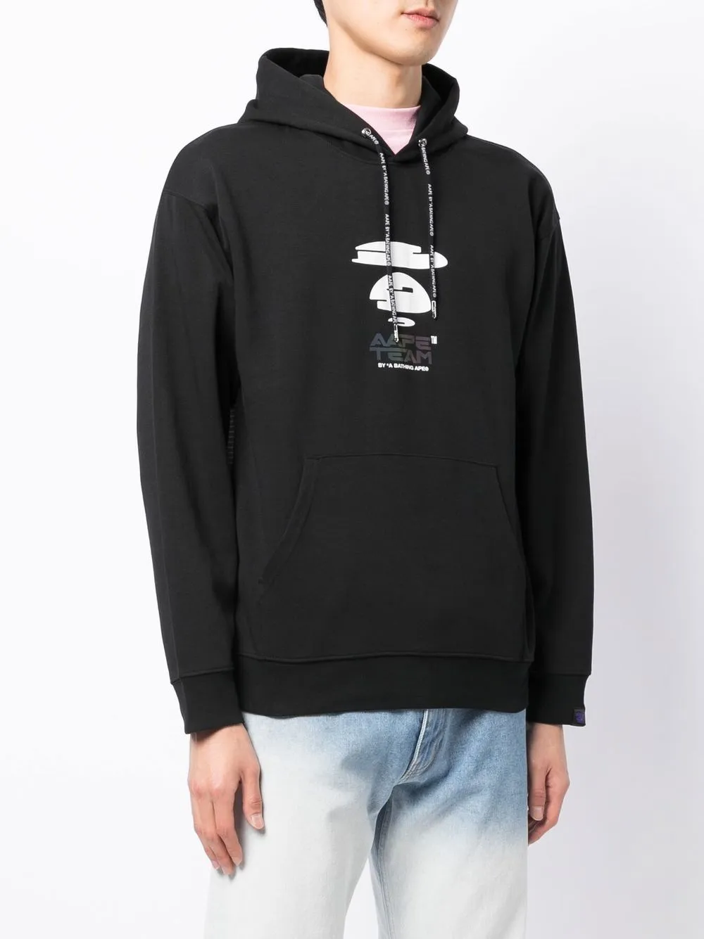 AAPE BY *A BATHING APE® graphic logo-print hoodie