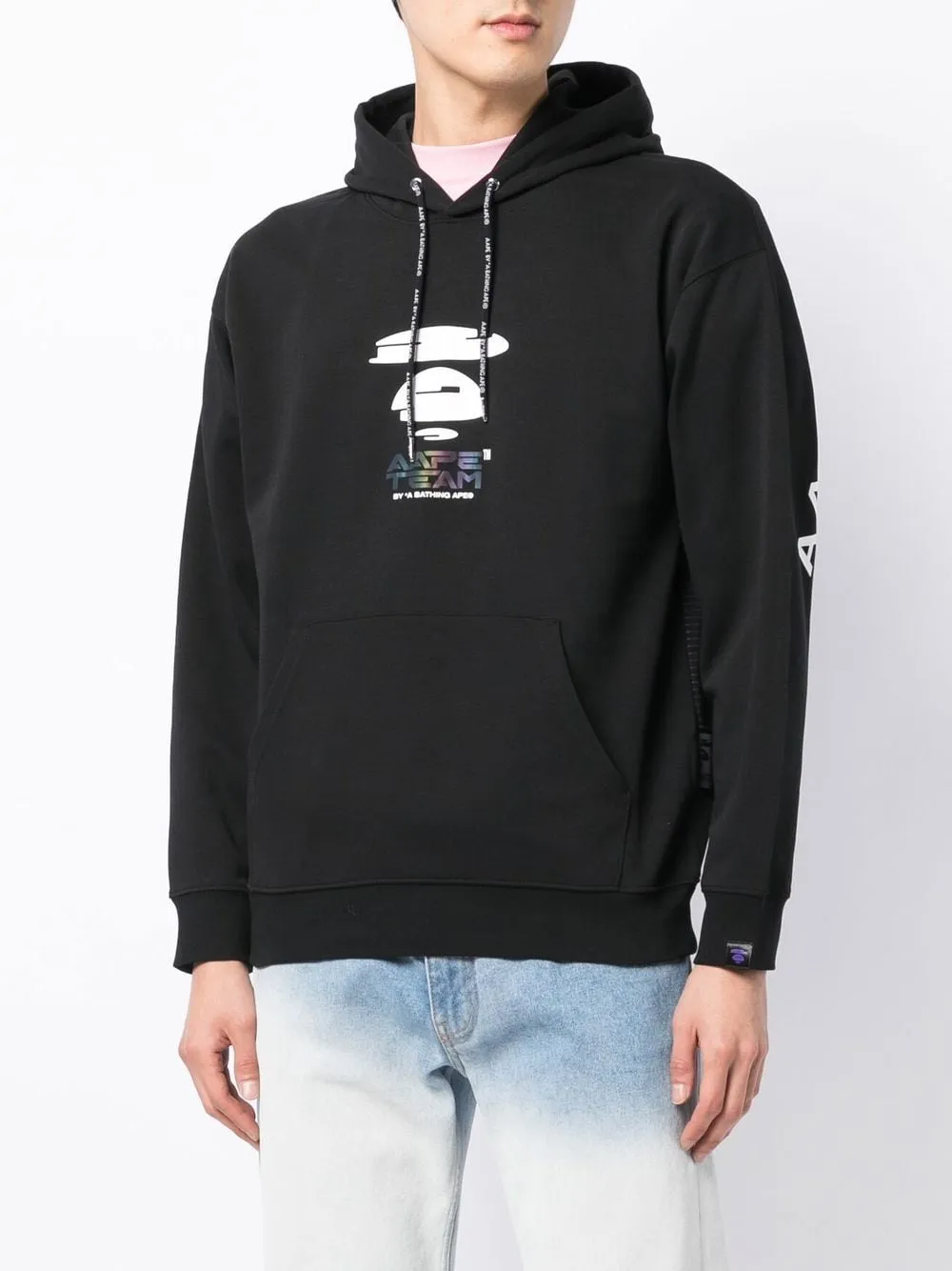 AAPE BY *A BATHING APE® graphic logo-print hoodie