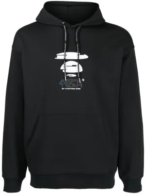 AAPE BY *A BATHING APE® graphic logo-print hoodie