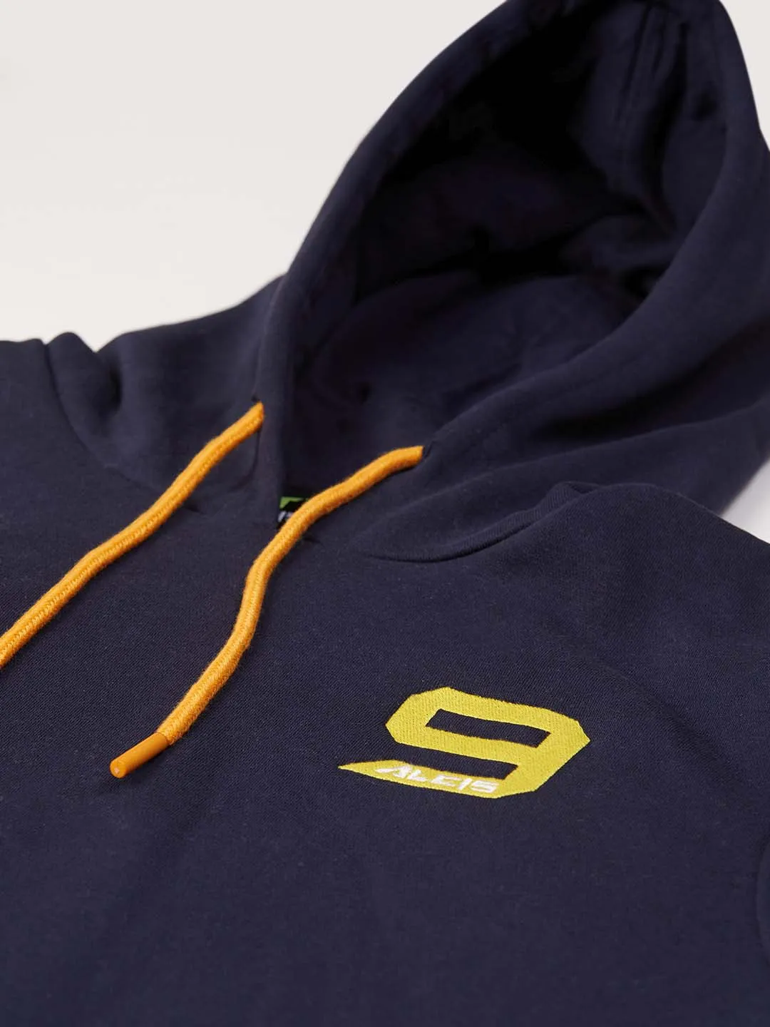 Alcis Men Navy Blue Solid Hooded Sweatshirt