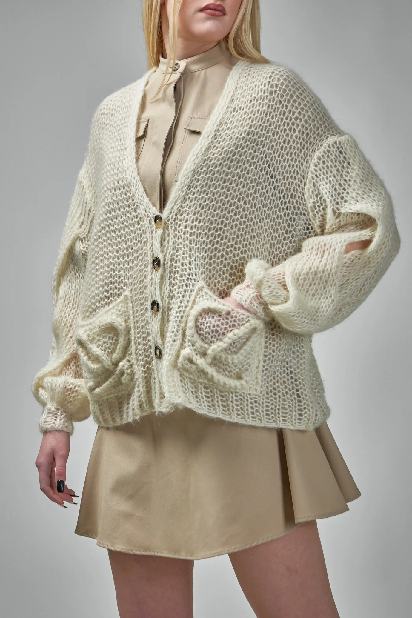 Anagram Cardigan in Mohair