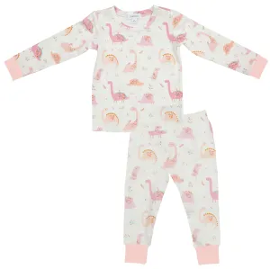 Angel Dear Floral Dinos Bamboo Lounge Wear Set