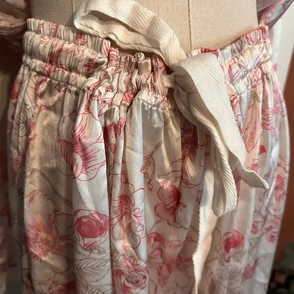 Anthropologie | Rachel Parcell | lace trimmed | floral | 2-piece | XL | pajamas