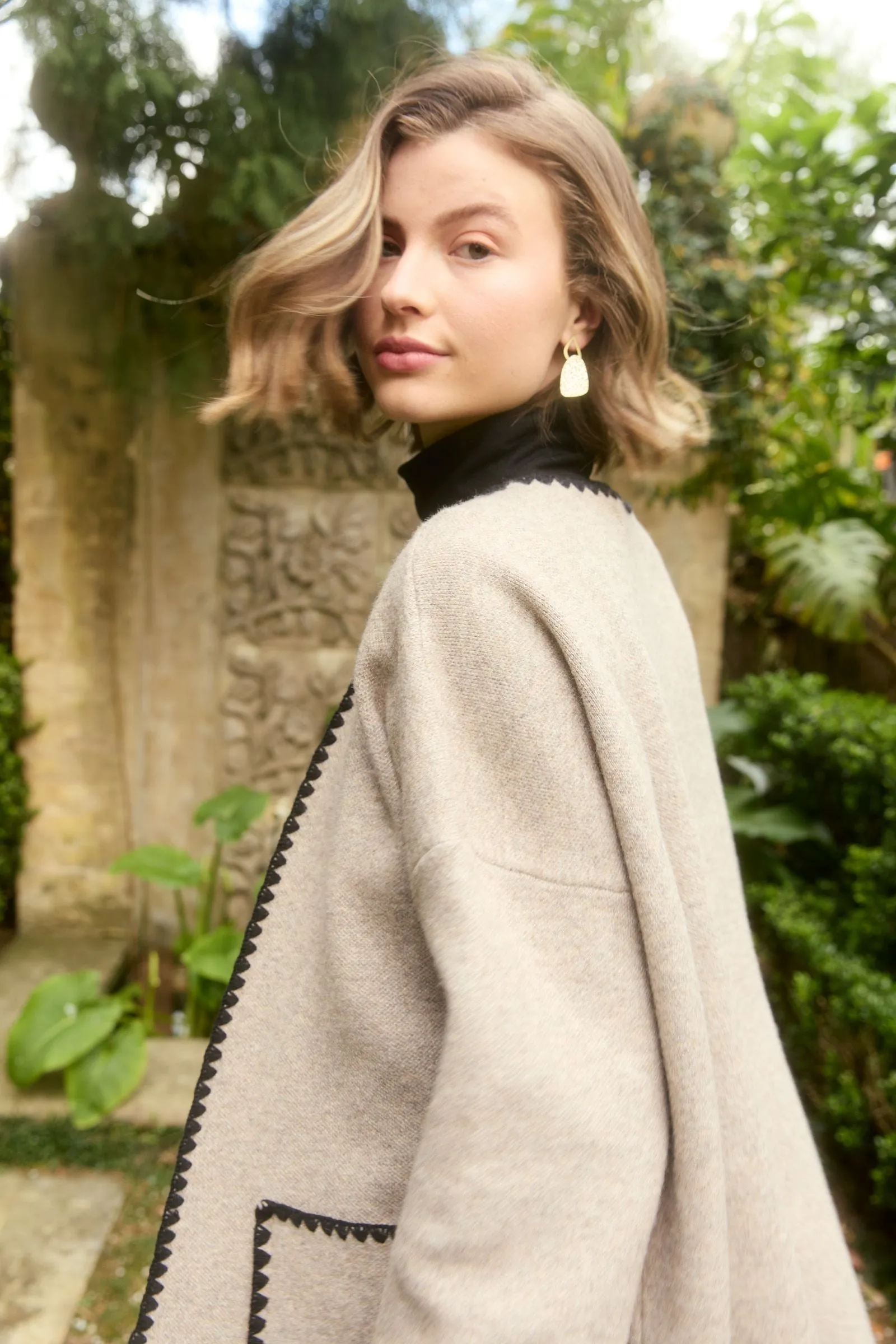 Athena Cardigan - Taupe