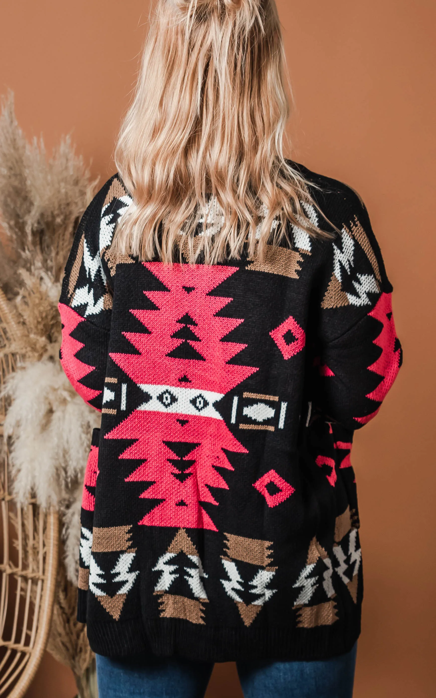 Aztec Open Cardigan