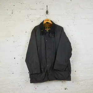 Barbour Beaufort Lined Wax Jacket - Blue - XL