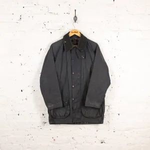 Barbour Beaufort Wax Jacket - Blue - S