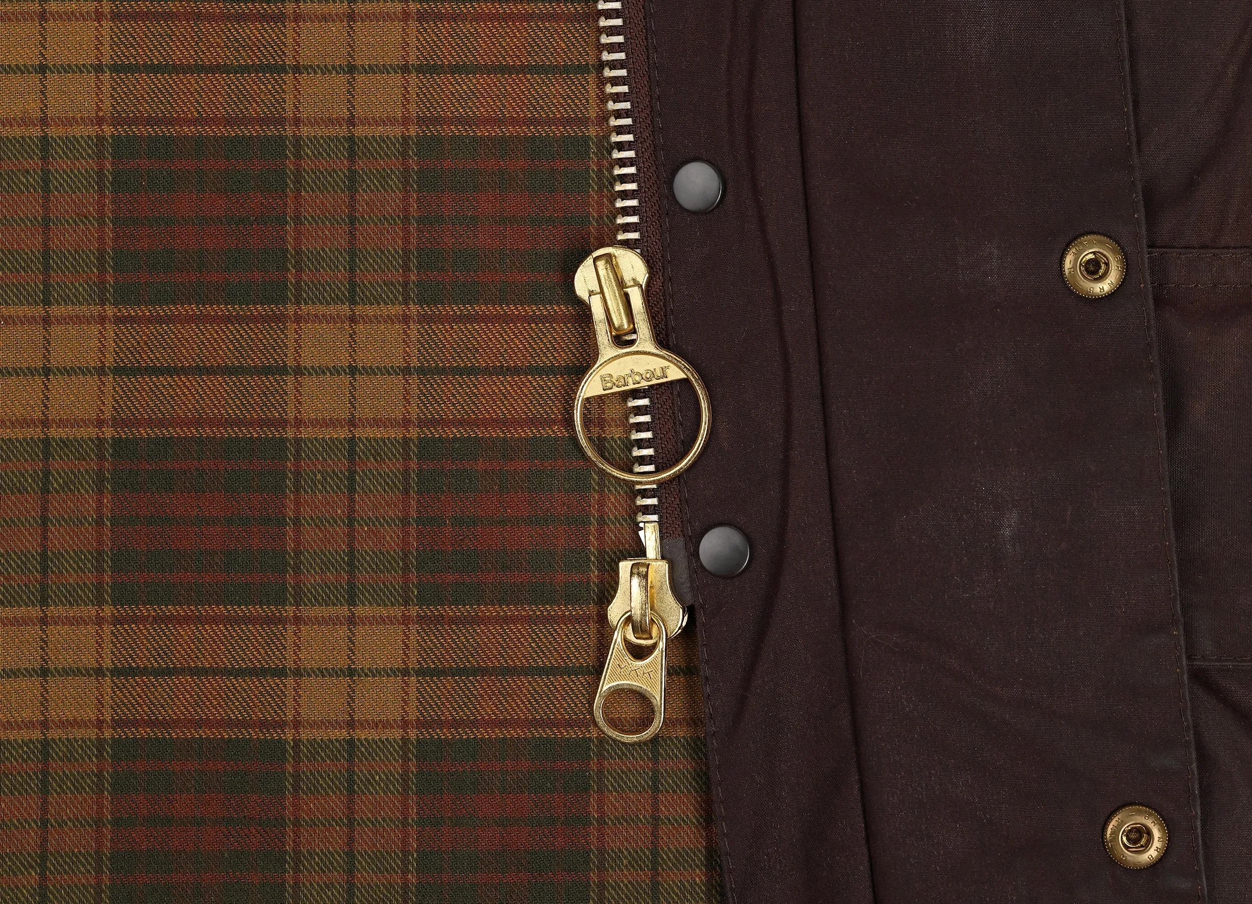 Barbour Beaufort Wax Jacket - Brown - XL