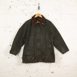 Barbour Beaufort Wax Jacket - Green - L