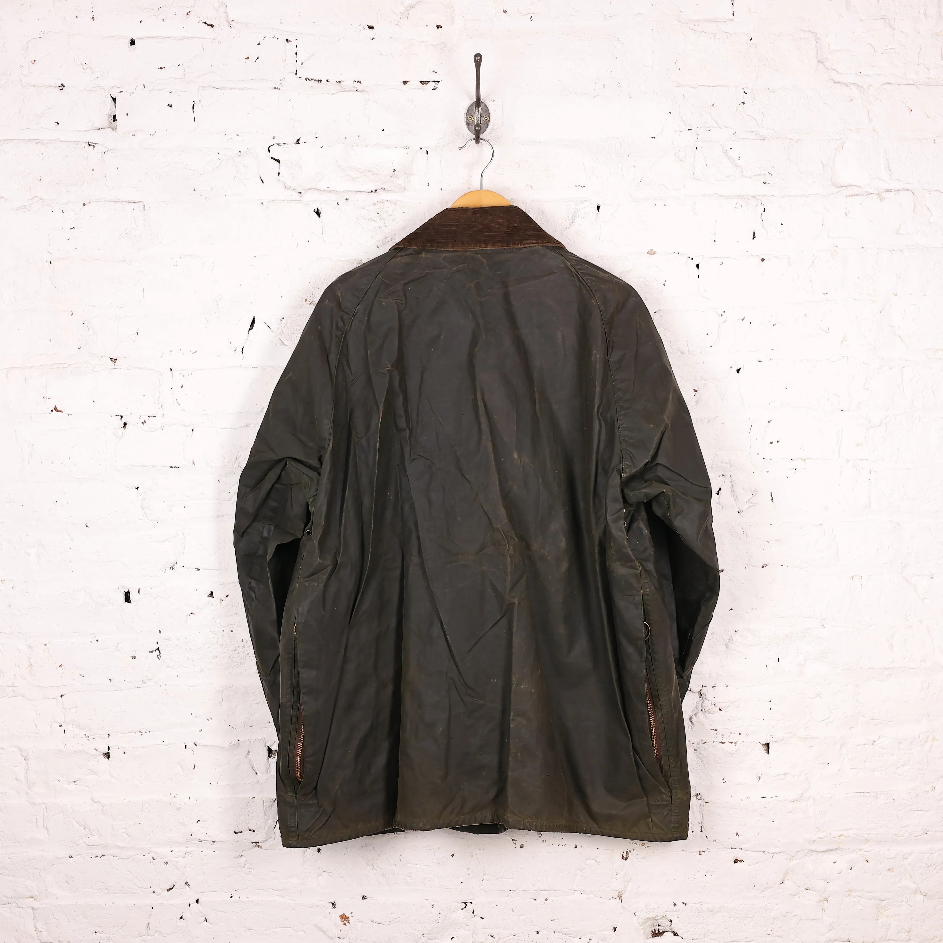 Barbour Beaufort Wax Jacket - Green - XL