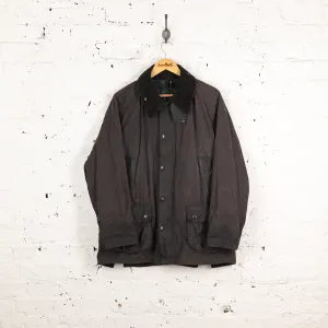 Barbour Bedale Wax Jacket  - Black - L