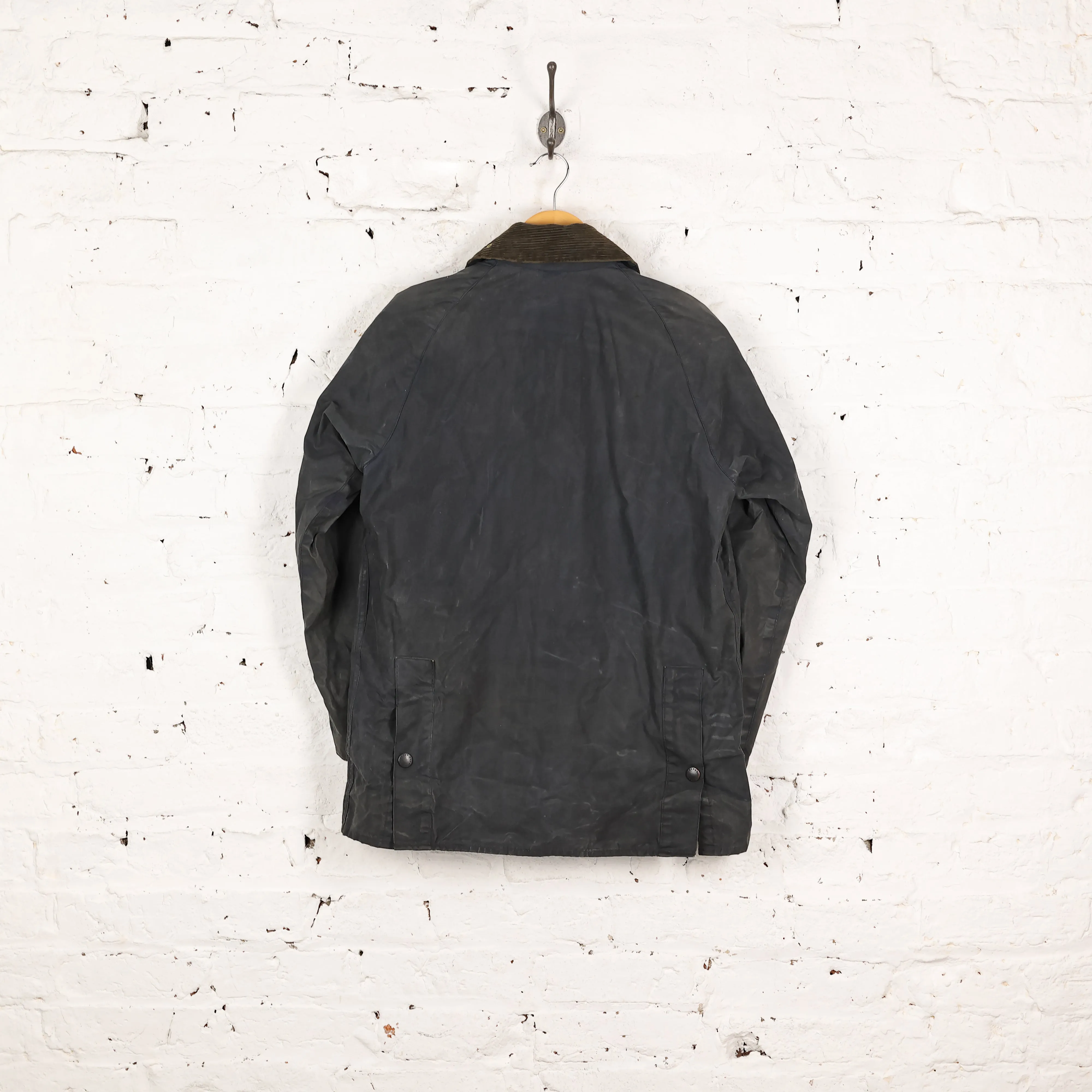 Barbour Bedale Wax Jacket - Blue - XXS