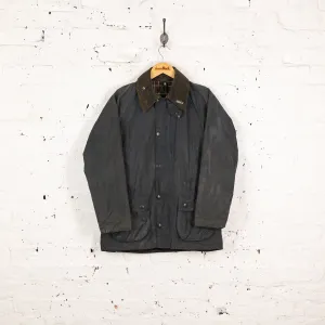 Barbour Bedale Wax Jacket - Blue - XXS