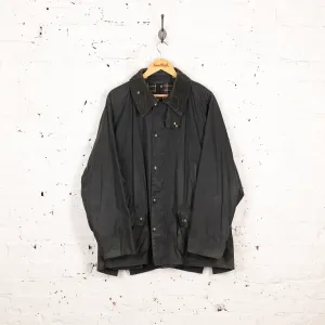 Barbour Bedale Wax Jacket Coat - Blue - XXL