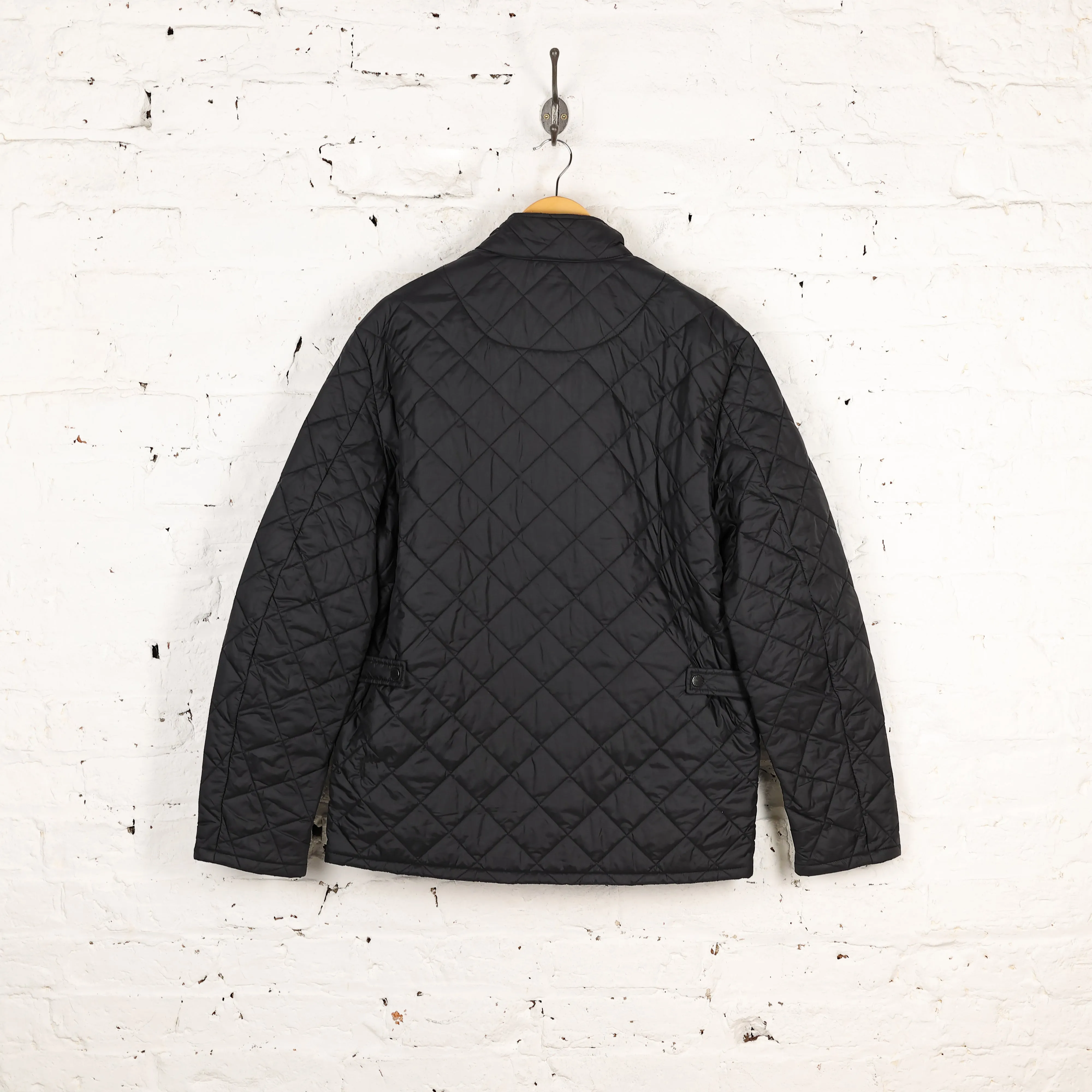 Barbour Flyweight Chelsea Quilt Jacket - Black - L