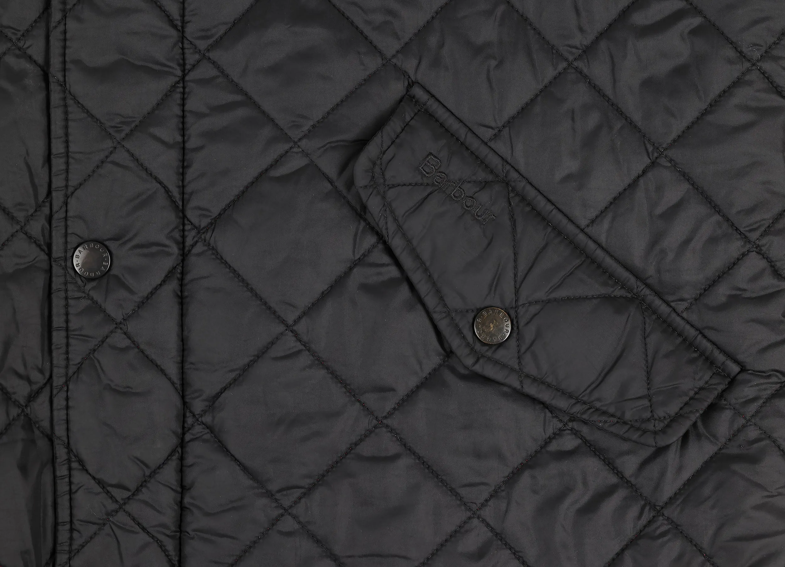 Barbour Flyweight Chelsea Quilt Jacket - Black - L