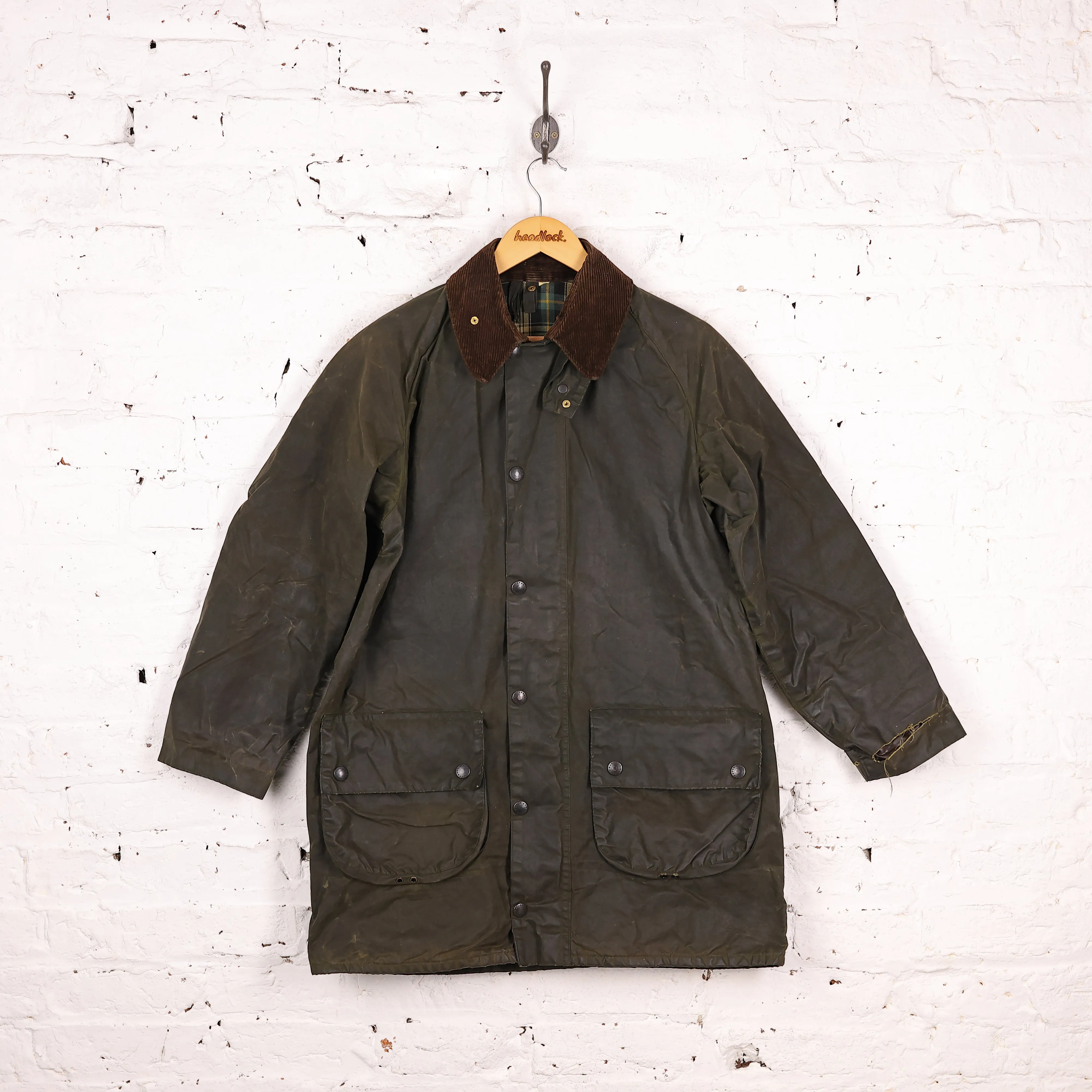Barbour Gamefair Wax Jacket - Green - S