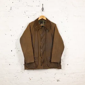 Barbour Moorland Wax Jacket - Brown - L