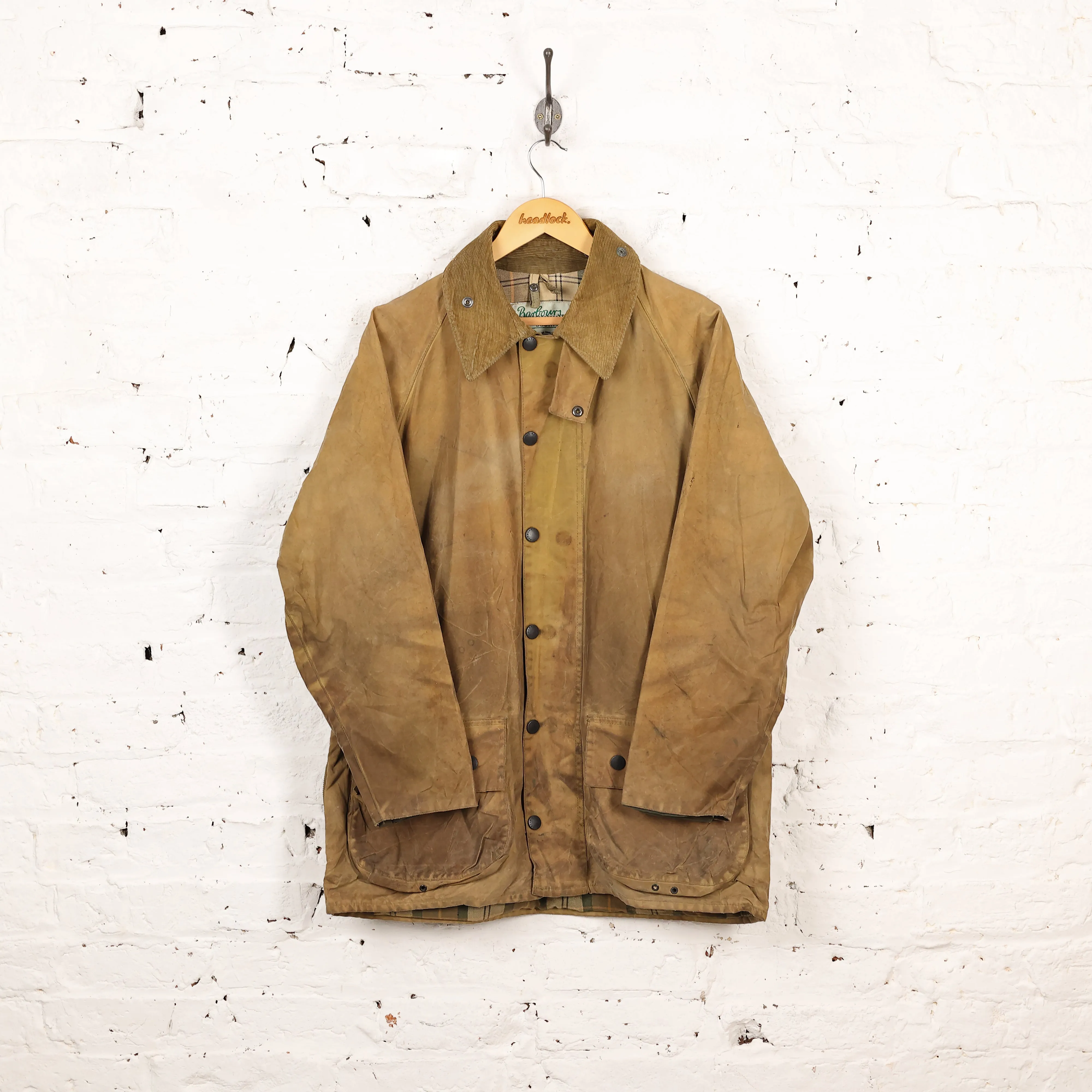 Barbour South Sheilds Beaufort Wax Jacket - Beige - M