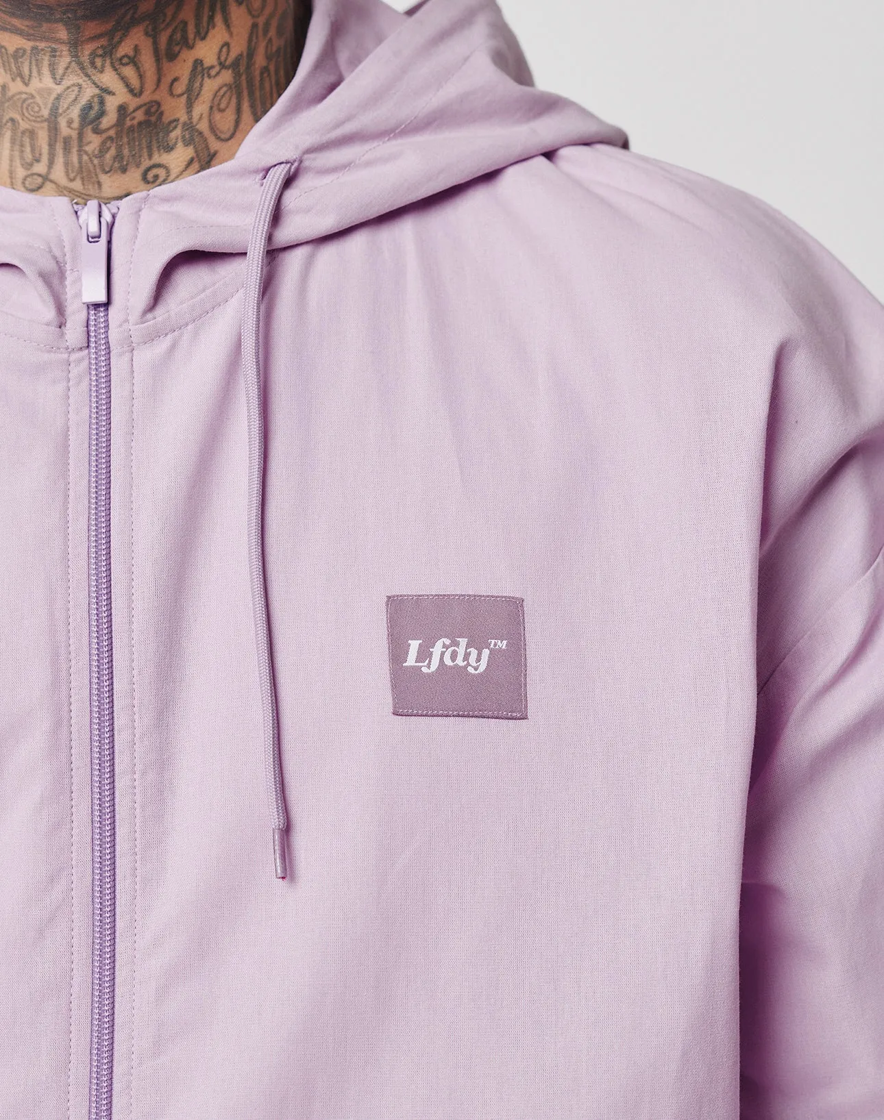 Basic Light Hooded Zip