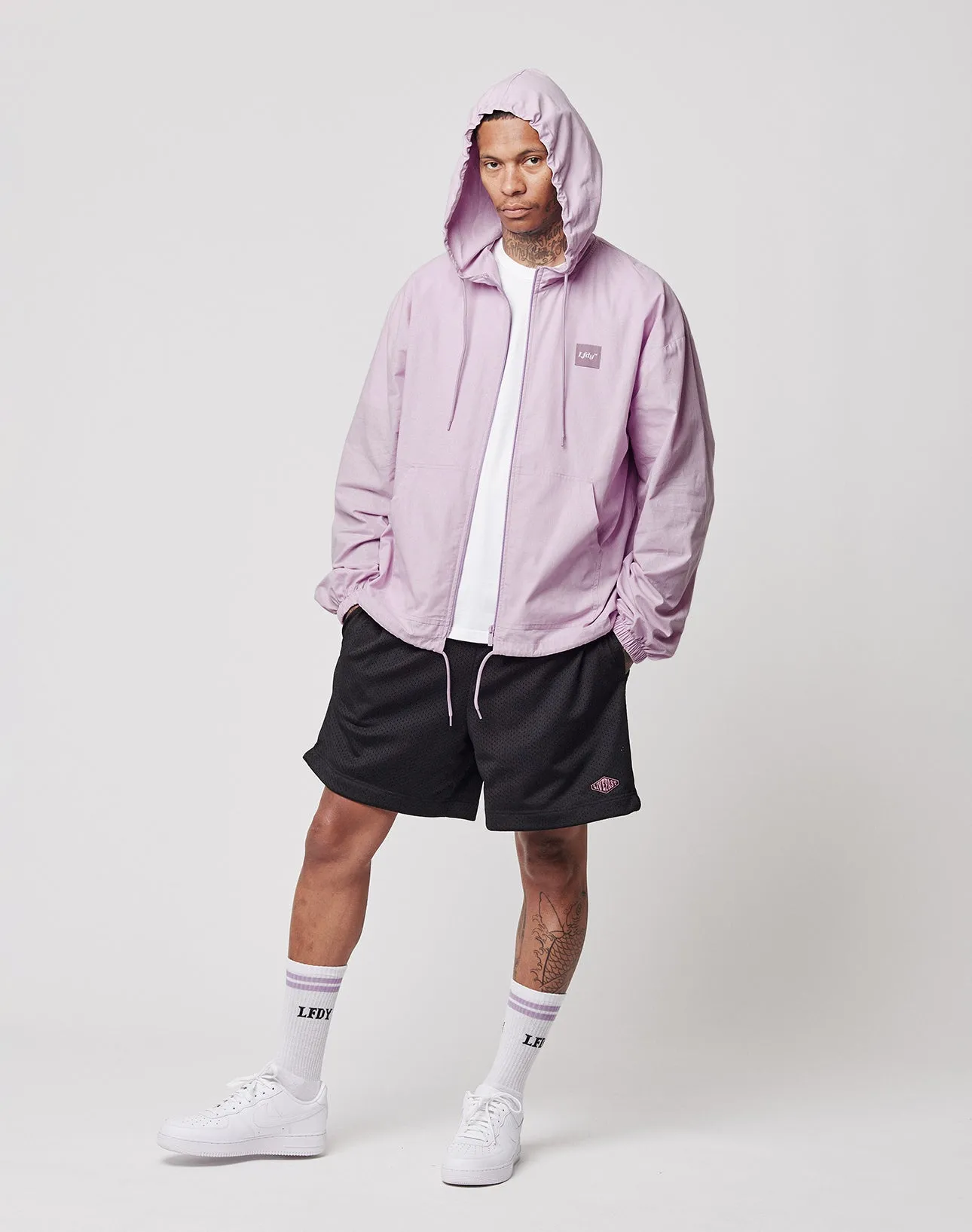 Basic Light Hooded Zip