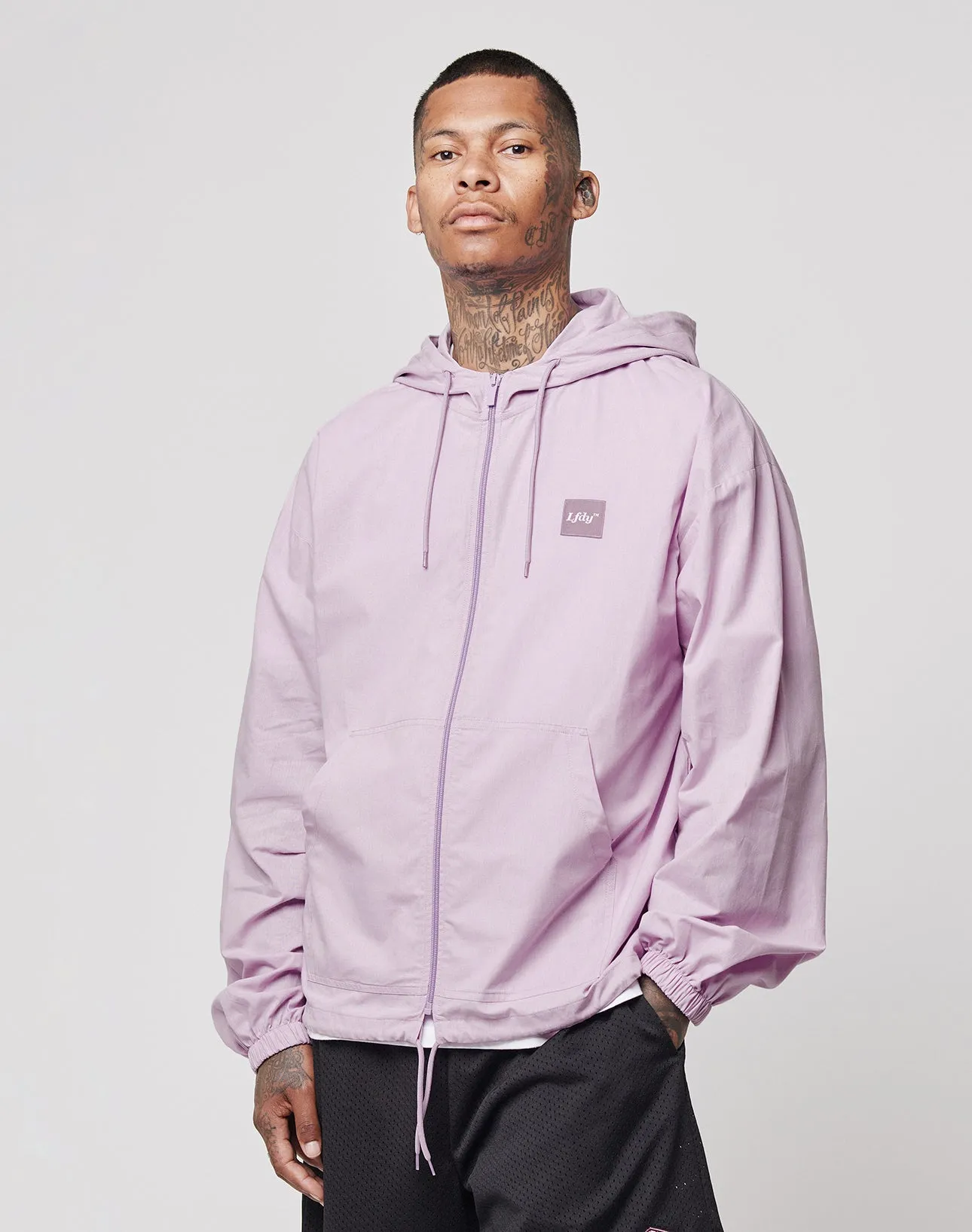 Basic Light Hooded Zip