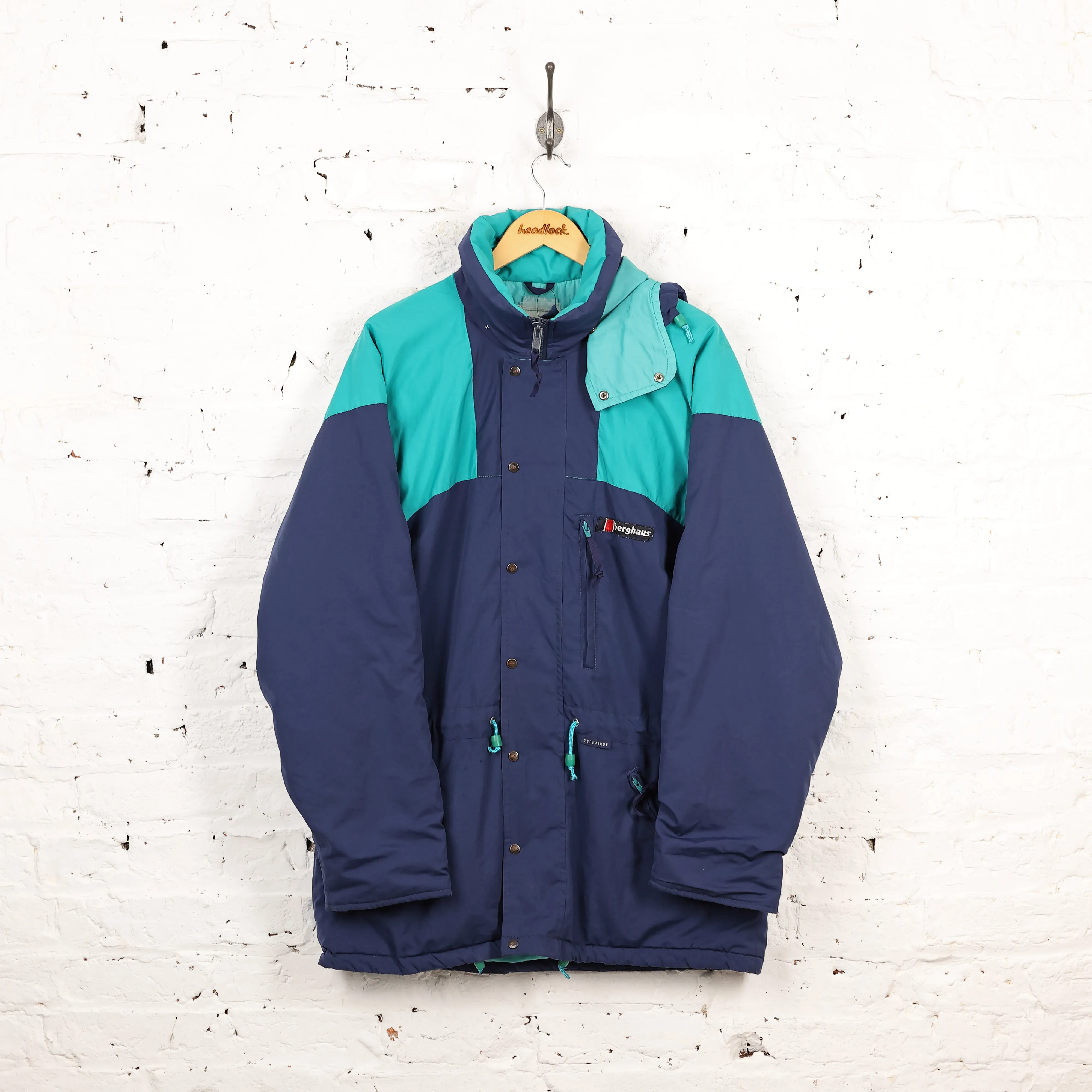 Berghaus Technique Coat Jacket - Blue/Green - XL