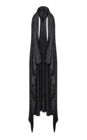 Bobi Bouncy Knit Duster Vest | Black