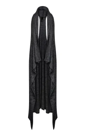 Bobi Bouncy Knit Duster Vest | Black