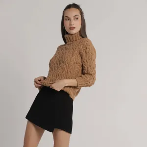 Braided Knit Sweater