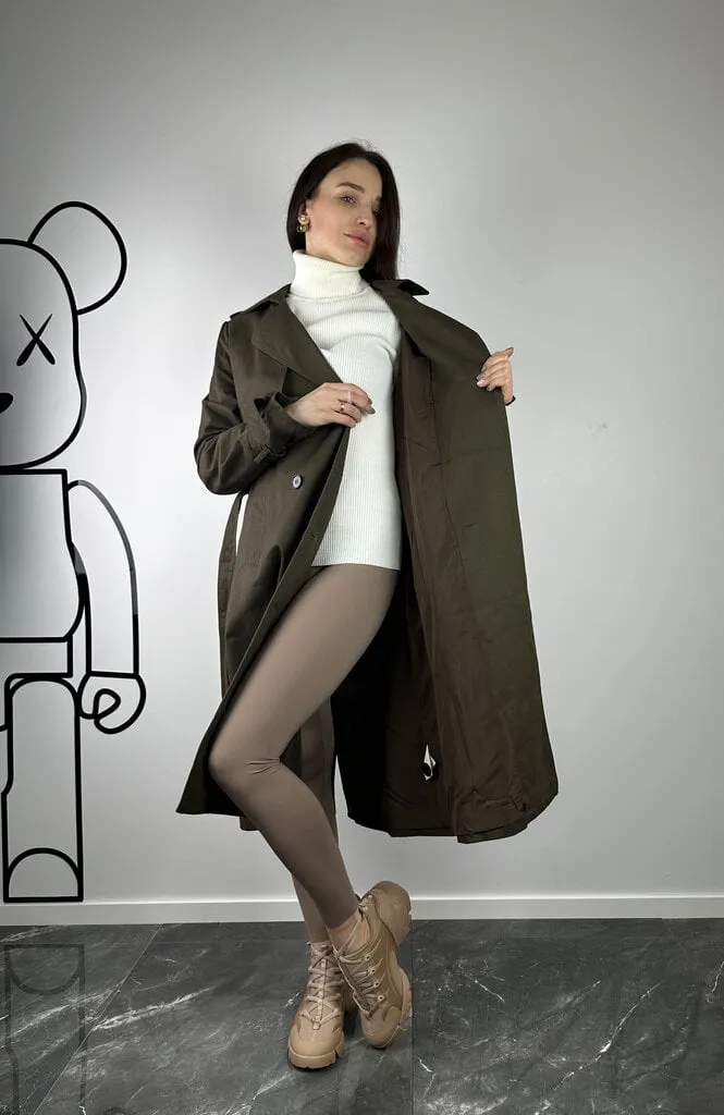 Brown Classical trench coat