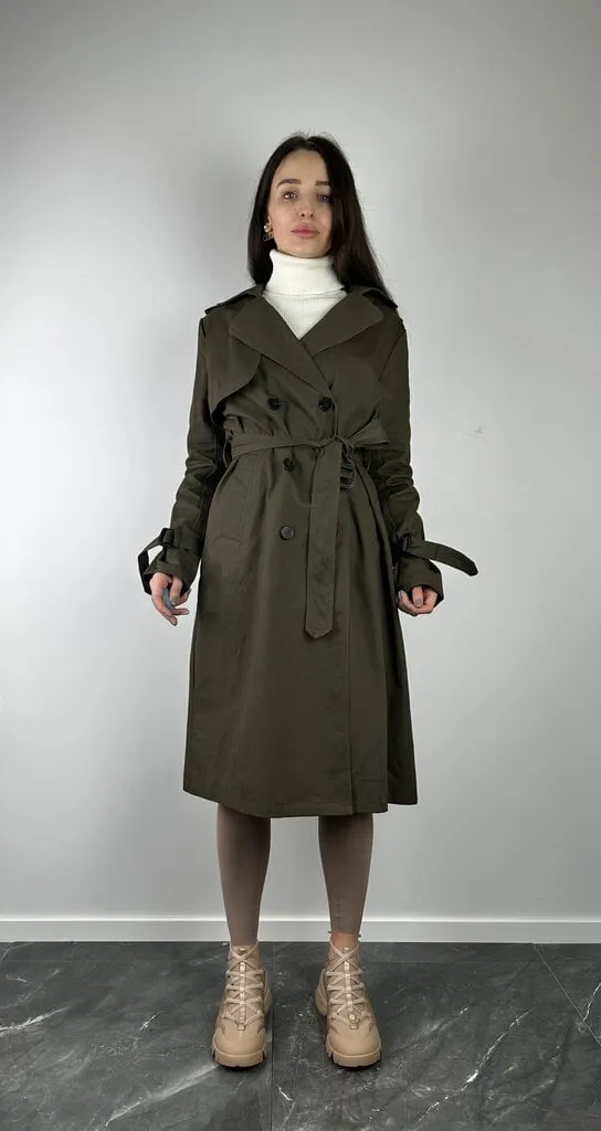 Brown Classical trench coat