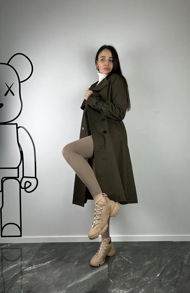 Brown Classical trench coat