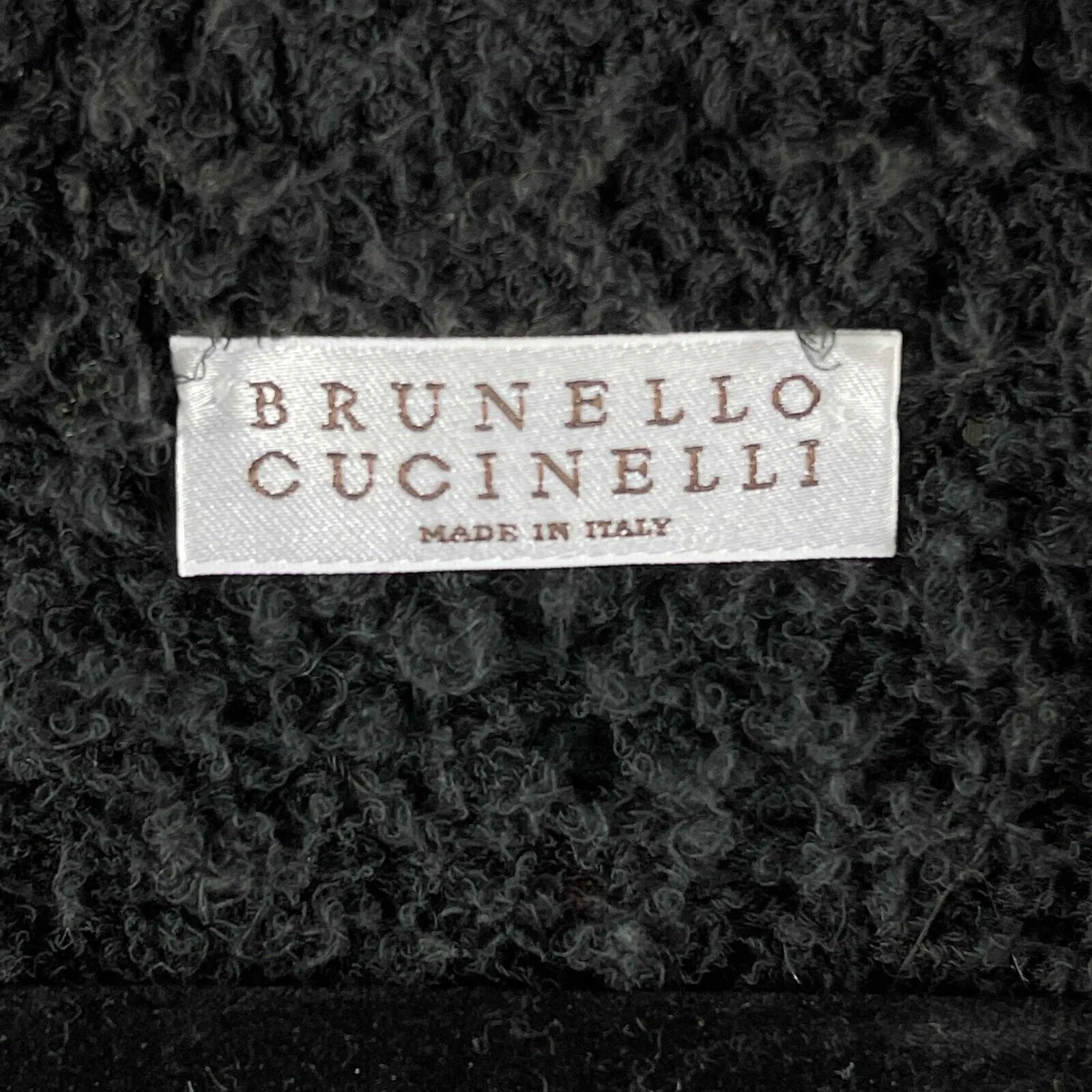 Brunello Cucinelli - Textured Cardigan Longline Patch Pocket Striped Trim - XS