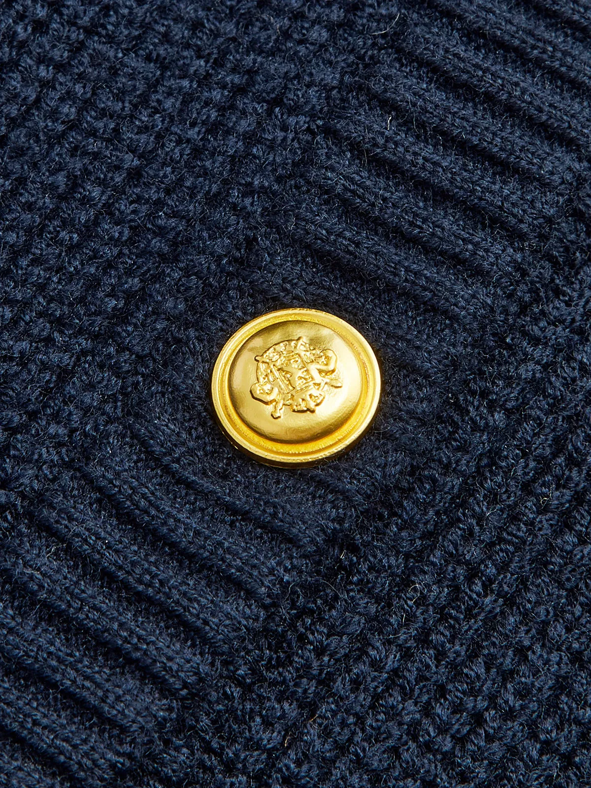 Cable-Knit Button Panel Cardigan
