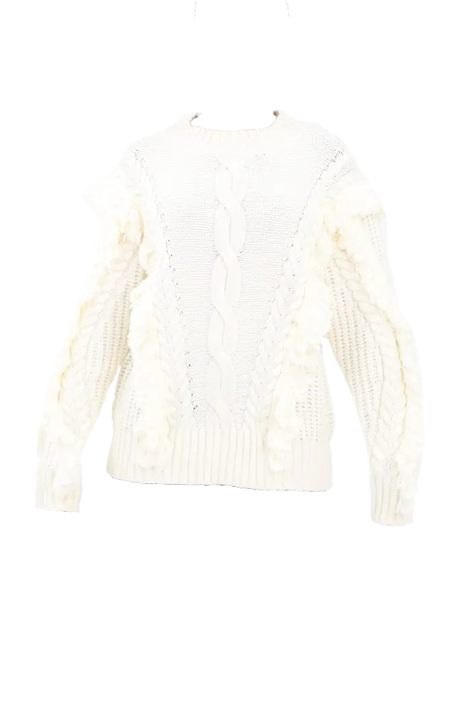 Cable Knit Sweater - Cream
