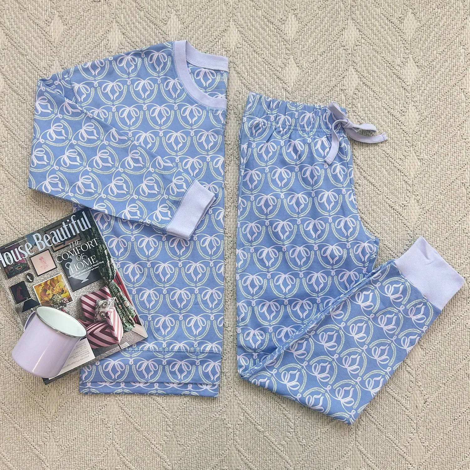 Callahan Cabernet Lounge Set (Women's) - Beale Street Bows with Lauderdale Lavender