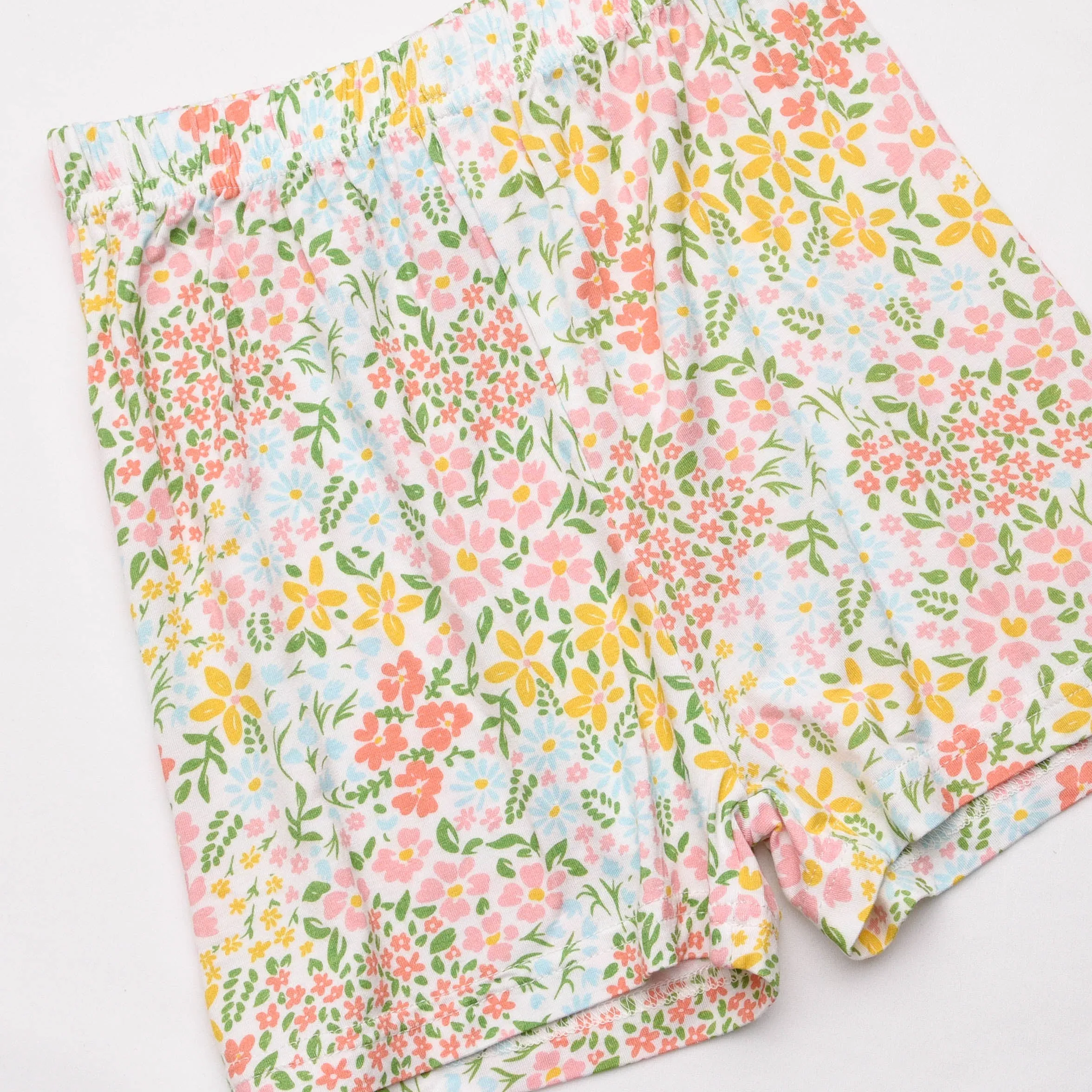 Camellia Bamboo Pajama Short Set, Pink