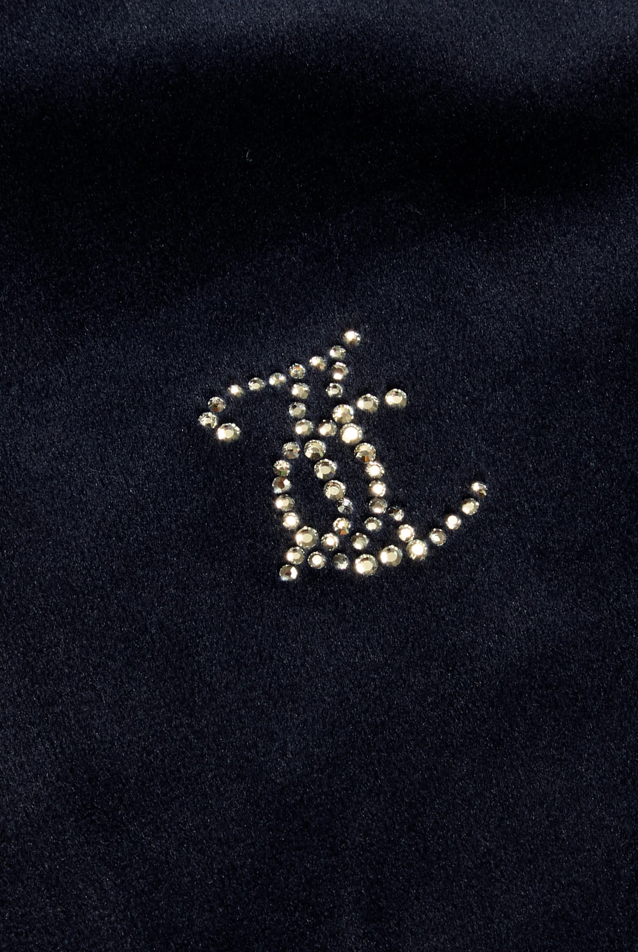 'CAPRICORN' NIGHT SKY DIAMANTÉ VELOUR ZIP-THROUGH HOODIE