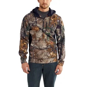 Carhartt Force® Extremes&trade; Mock-Neck Half-Zip Hooded Sweatshirt