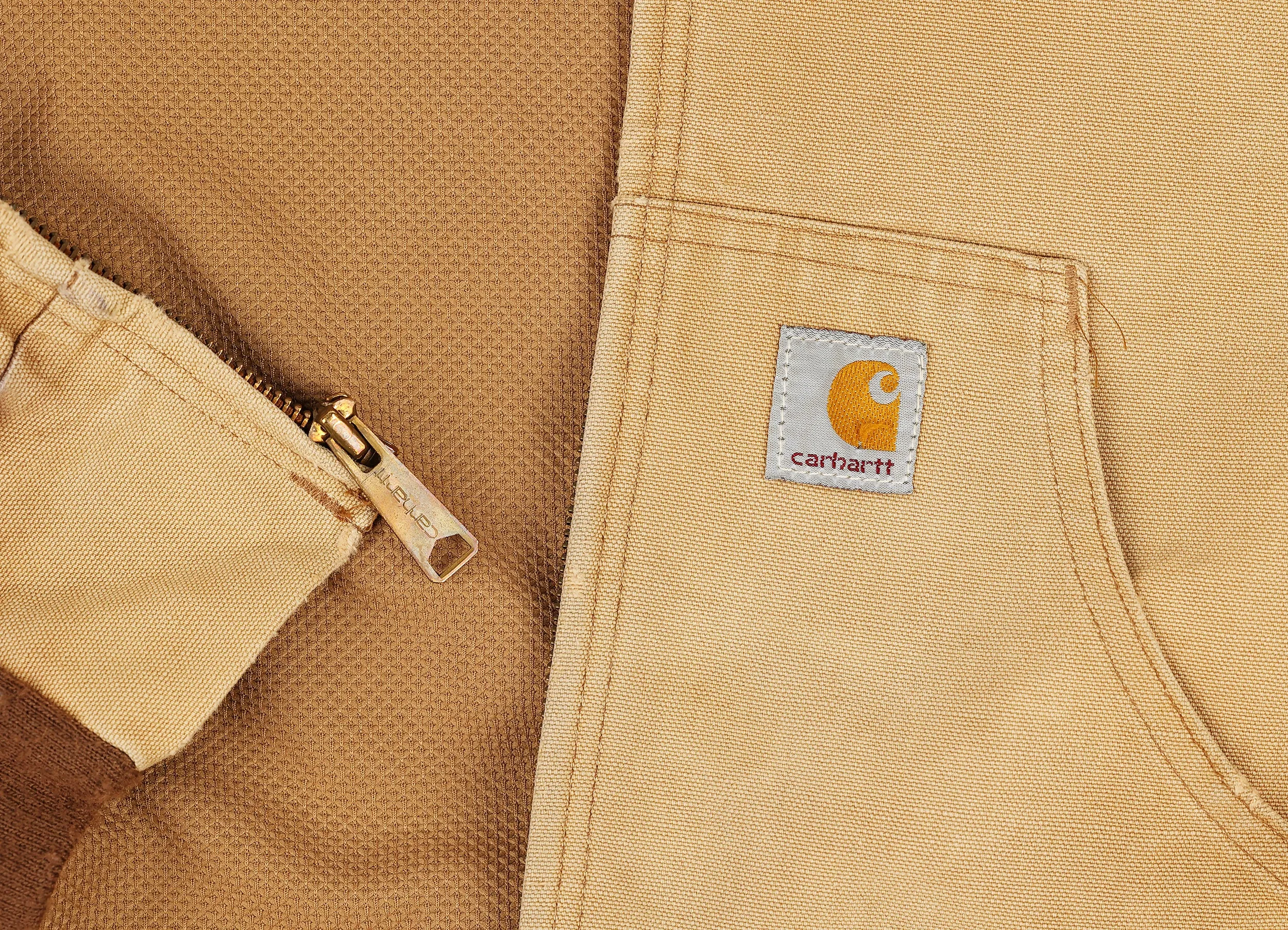 Carhartt Hooded Work Jacket - Beige - M
