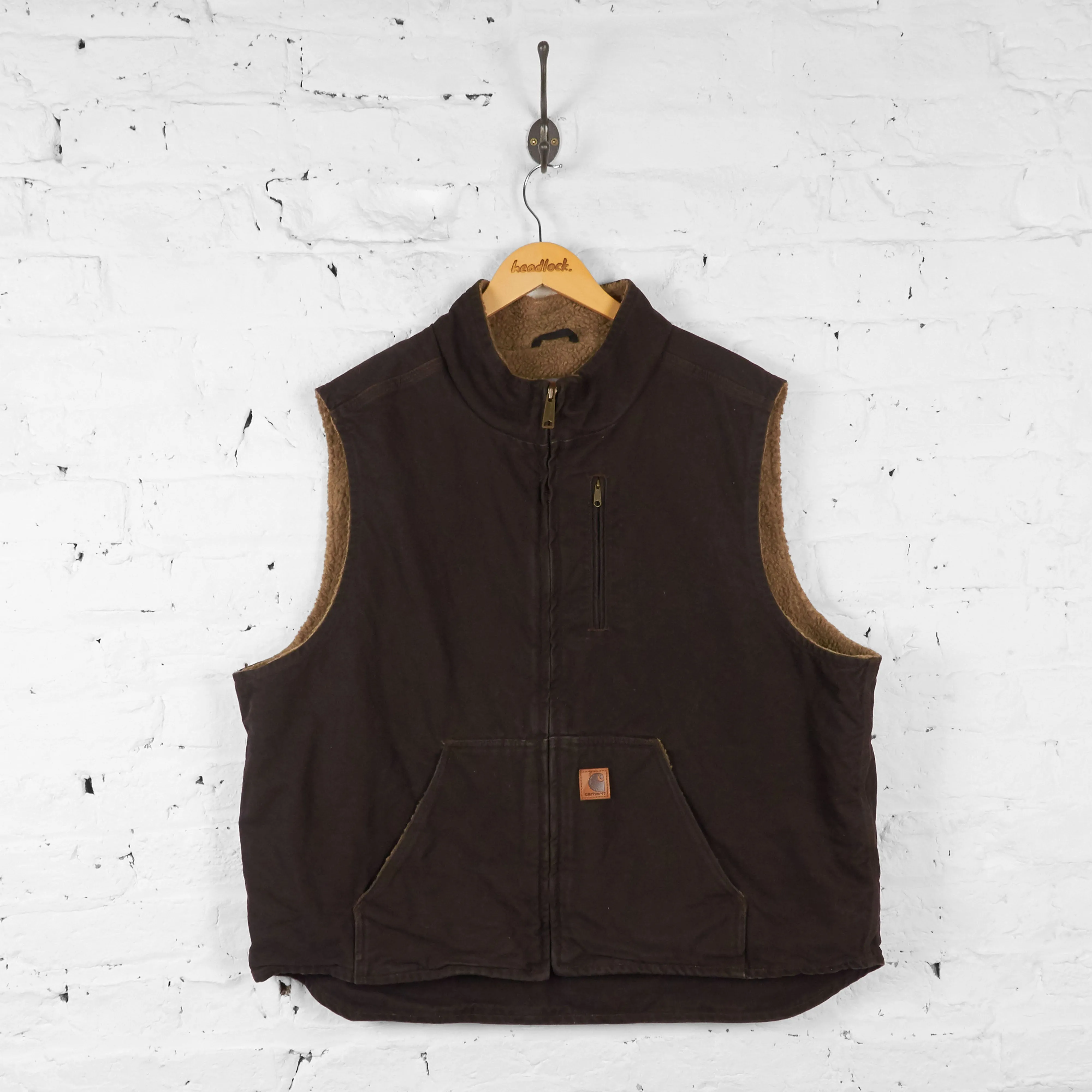 Carhartt Sleeveless Bodywarmer Jacket - Brown - XXL