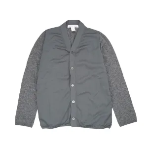CDG Shirt Knit Cardigan Grey FJ-N014-W22