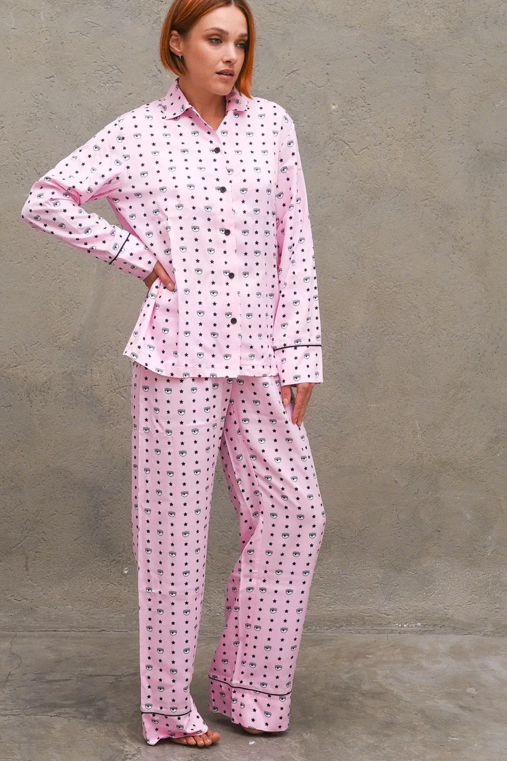Chiara Ferragni Collection Long Pajamas - Pink