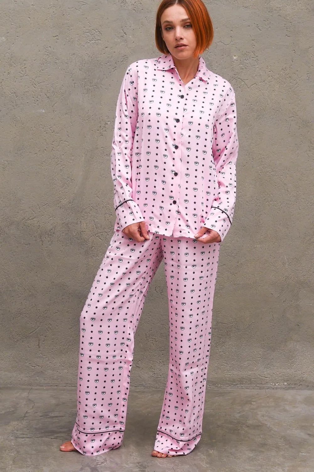 Chiara Ferragni Collection Long Pajamas - Pink