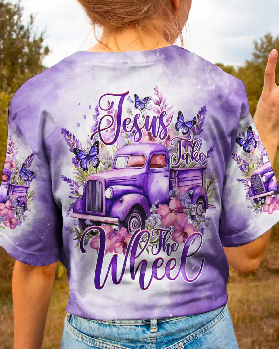 Christianartbag Clothing, Jesus Take The Wheel Women's All Over Print Shirt, Graphic Hoodie, Christian Clothing, Christmas Gift, CABCT01041223.